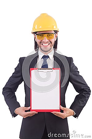 Businessman -builder Stock Photo