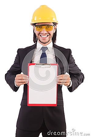 Businessman -builder Stock Photo