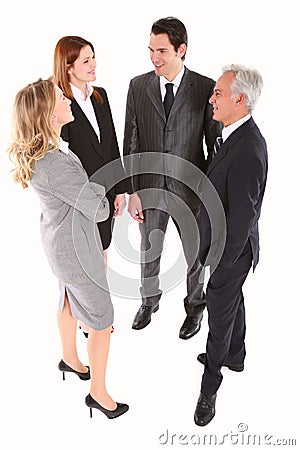 Businessman and businesswoman Stock Photo