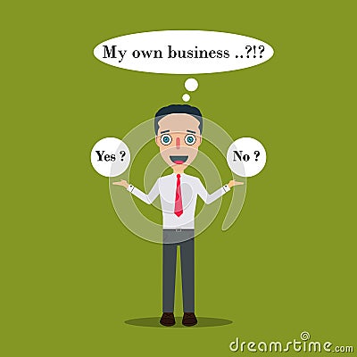 Businessman Cartoon Character Icon Design Template Vector Illustration Vector Illustration