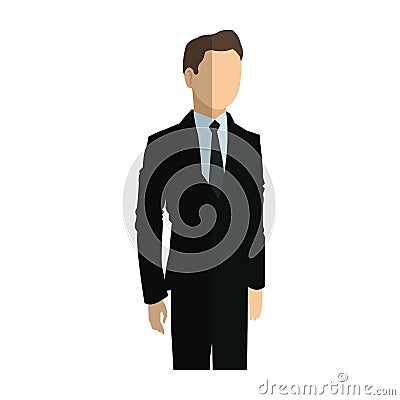 Businessman cartoon icon Vector Illustration