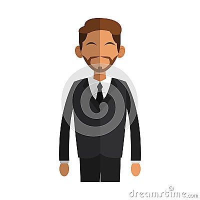 Businessman cartoon icon Vector Illustration