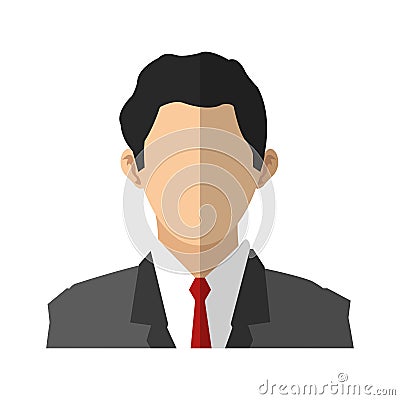 Businessman cartoon icon Vector Illustration