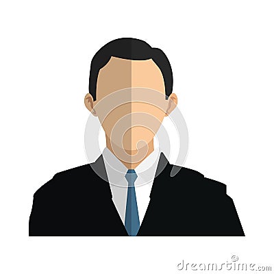 Businessman cartoon icon Vector Illustration