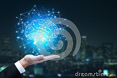 Artificial intelligence and innovation concept Stock Photo