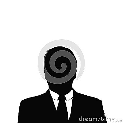 Businessman head Vector Illustration