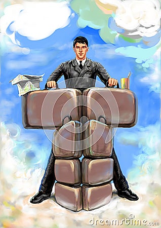 The businessman Stock Photo