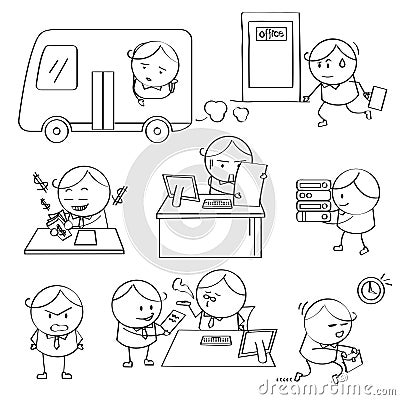 Businessman Illustrations Cartoon Illustration