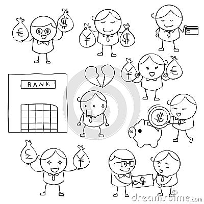 Businessman Illustrations Cartoon Illustration