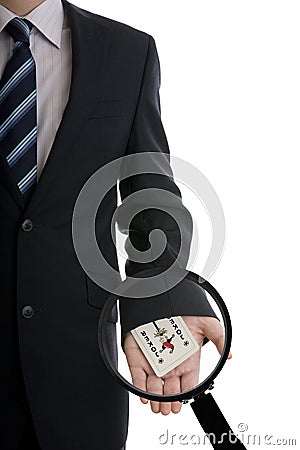 Businessman Joker Stock Photo