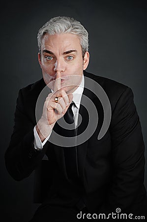 Shush Stock Photo