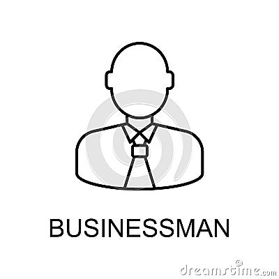 businessman outline icon. Element of finance icon for mobile concept and web apps. Thin line businessman outline icon can be used Stock Photo