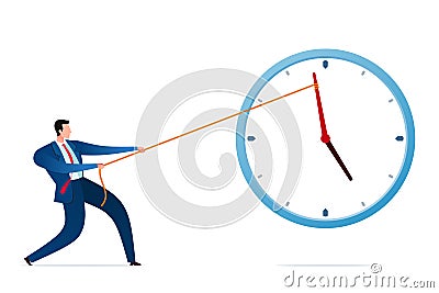 Stop the deadline Vector Illustration