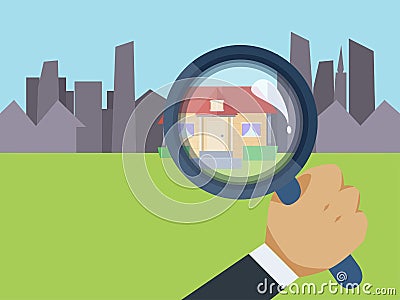 Real estate agent finding your dream home Stock Photo