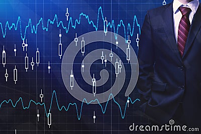 Broker and economy concept Stock Photo