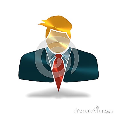 Businessman in suit icon Stock Photo