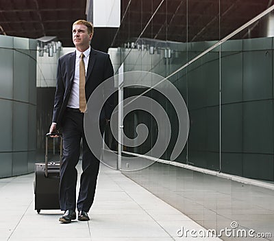 Businessman Traveler Journey Business Travel Stock Photo