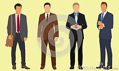 Businessmen Vector Illustration