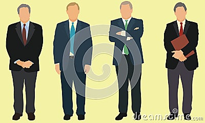 Businessmen Vector Illustration