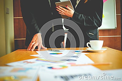 Businessmen with teamwork Stock Photo