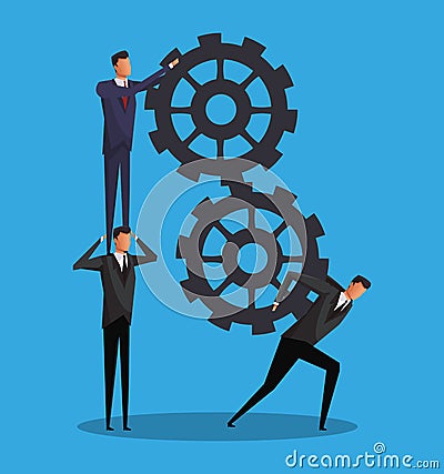 Business teamwork concept Vector Illustration