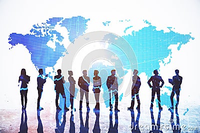 International business and communication concept Stock Photo