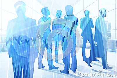 Meeting, teamwork, finance and management concept Stock Photo