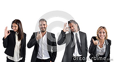 Businessperson agree Stock Photo