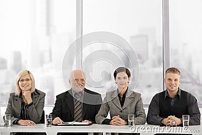 Businessteam at meeting Stock Photo