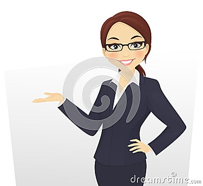 Businesswoman Vector Illustration