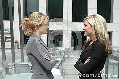 Businesswoman partners Stock Photo