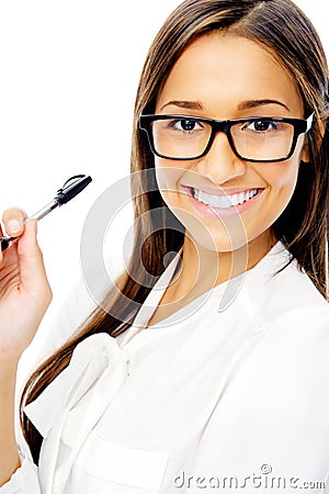 Businesswoman portrait Stock Photo