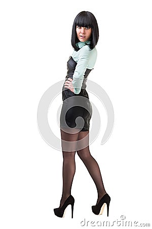 Businesswoman portrait full length Stock Photo