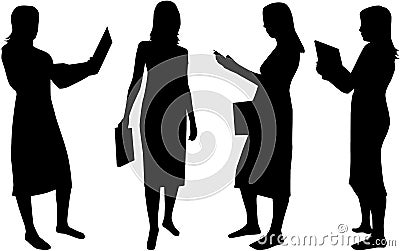 Businesswomen Vector Illustration