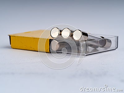 Buss cylinder fuses Stock Photo