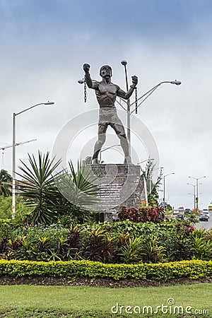 Bussa Emancipation Statue Barbados Editorial Stock Photo