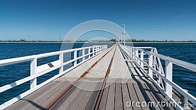 Busselton Jetty, Western Australia Editorial Stock Photo