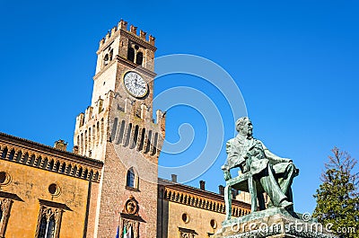 Busseto, the birthplace of Giuseppe Verdi Stock Photo