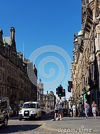 Bussy Prince Street in Edinburgh Editorial Stock Photo