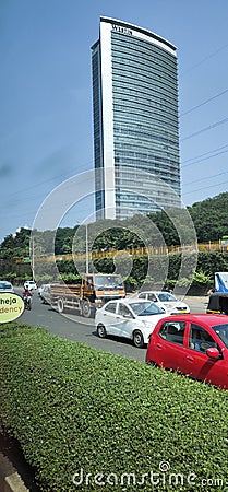 Bussy road at Mumbai City in India Editorial Stock Photo