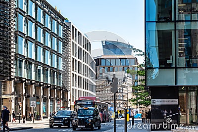 Bussy street in the city of London Editorial Stock Photo