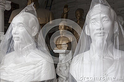 Bust of Ho Chi Minh Editorial Stock Photo