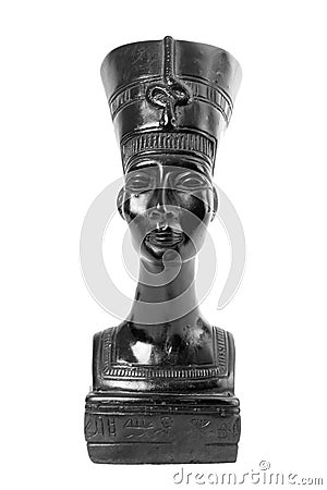 Bust of Nefertiti Egyptian Queen Stock Photo