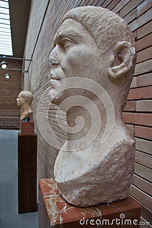 Bust sculpture portrait Editorial Stock Photo