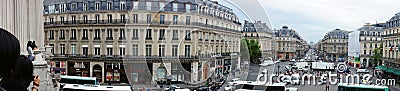 Busy City centre of France Editorial Stock Photo