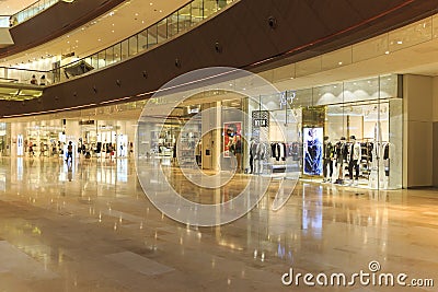 shopping mall Editorial Stock Photo