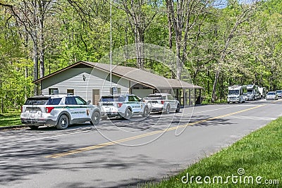 Busy Ranger Station At Cades Cove GSMNP Editorial Stock Photo