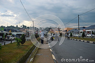 A street in Fort Portal, Uganda Editorial Stock Photo