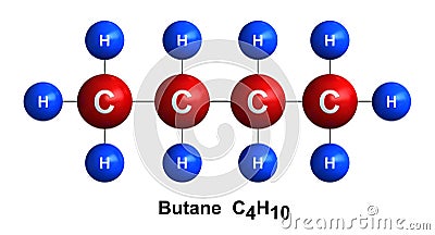 Butane Stock Photo