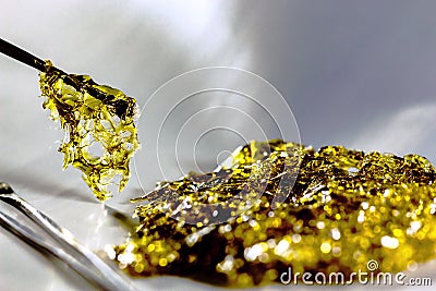 Butane Hash Shatter Tools 06 Stock Photo